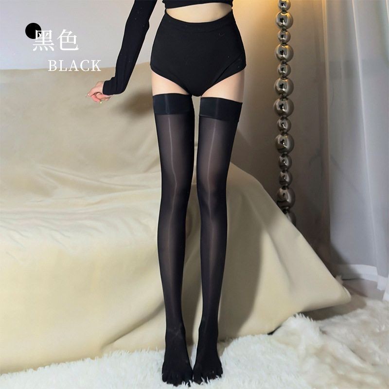 新款性感过膝五指袜长筒分脚趾