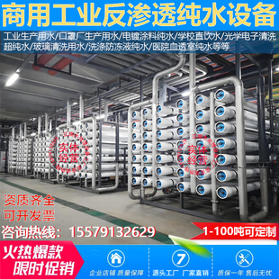 工业反渗透纯水设备10吨20吨30吨EDI超纯水机净水器RO装置制水机