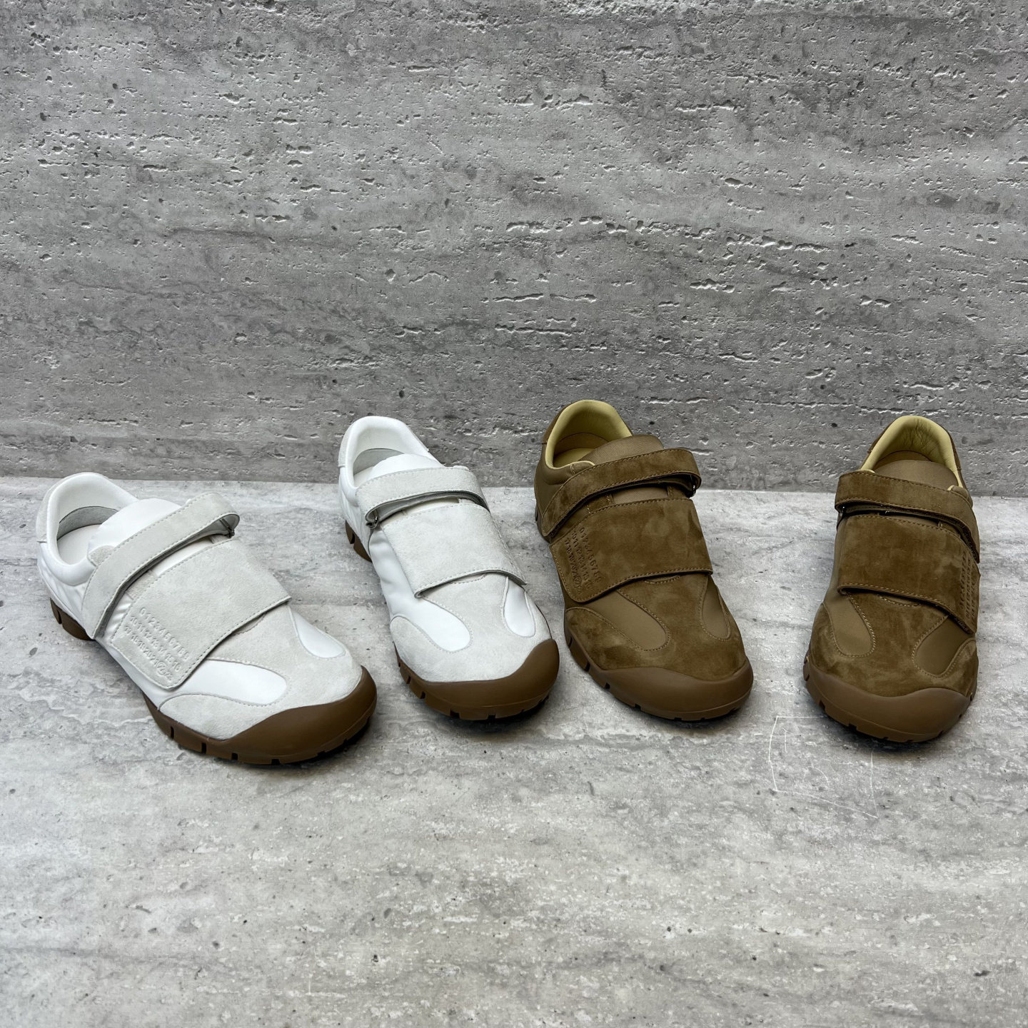 欧洲站欧货真皮女鞋2026春季新款平底羊猄皮魔术贴运动单鞋德训鞋,女鞋,德训鞋,淘宝优惠券,粉丝福利购,淘宝优惠卷