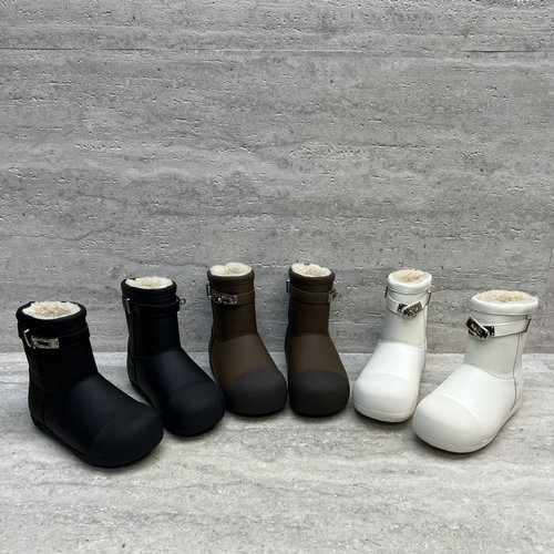 内增高套筒加绒保暖雪地靴短靴女