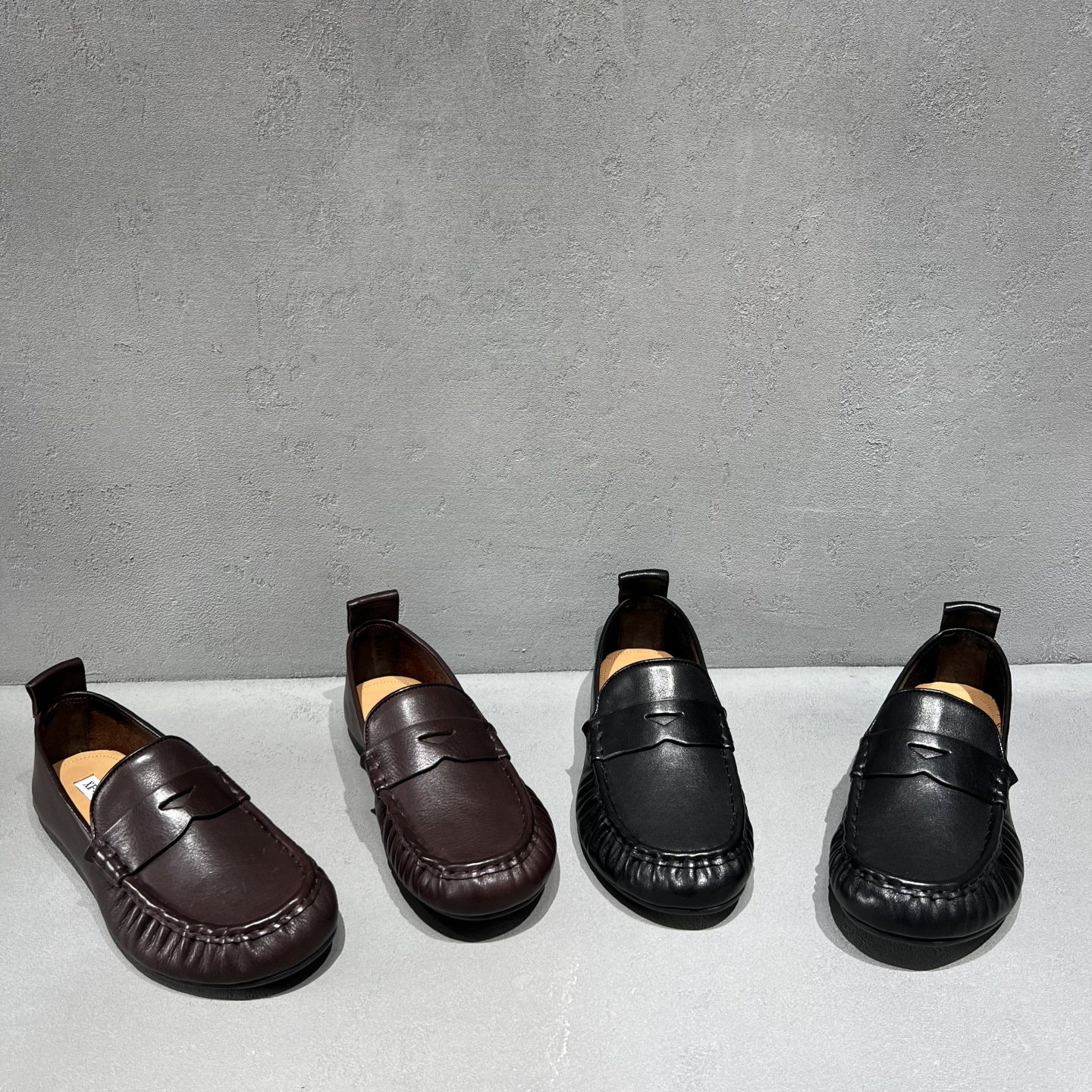 2026春季新款欧洲站欧货真皮女鞋平底圆头一脚蹬乐福鞋百搭豆豆鞋,女鞋,乐福鞋（豆豆鞋）,淘宝优惠券,粉丝福利购,淘宝优惠卷