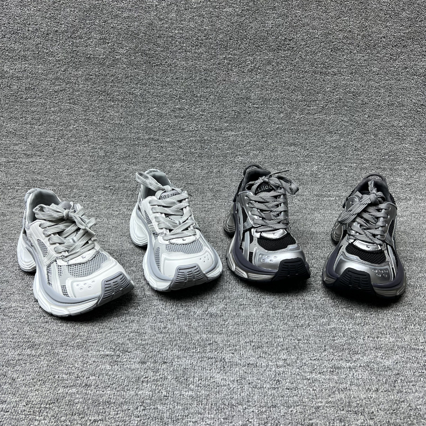 欧货网面系带轻便休闲百搭老爹鞋