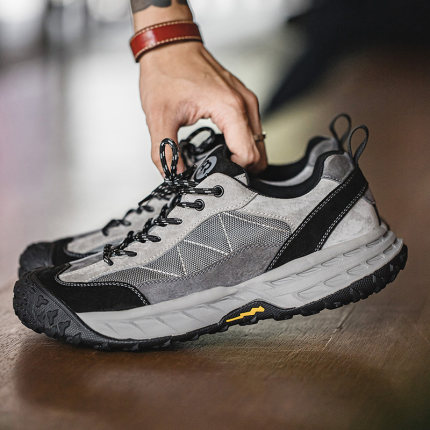 MRA城市户外休闲男鞋秋季2025新款防滑耐磨徒步登山鞋百搭运动鞋
