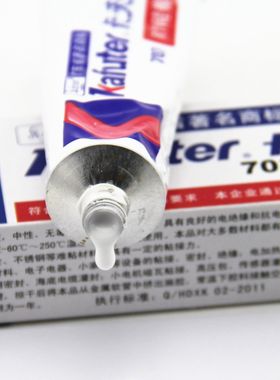卡夫特耐高温高压专用K-703白色半流淌密封胶电子单组份硅橡胶