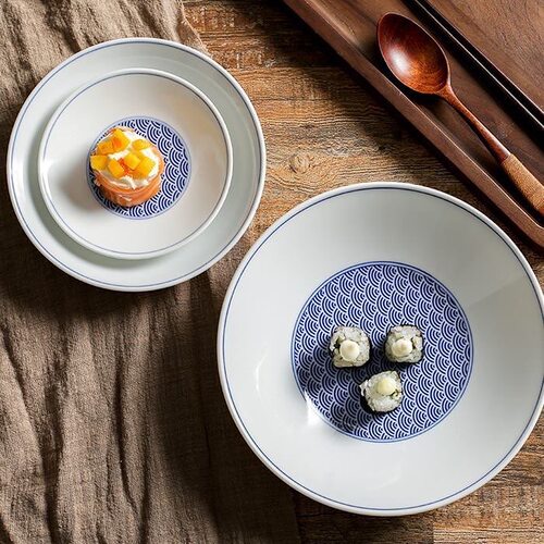 蓝common日本原装进口日式餐具