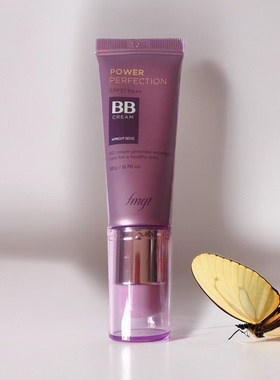 韩国Thefaceshop菲诗小铺紫色清透BB霜裸妆遮瑕强隔离防晒保湿20g