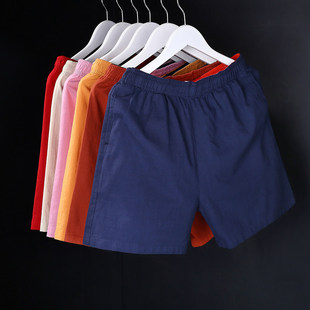 纯色休闲短裤 150矮小个子S码 26号27码 155林弯弯小码 子男 XS三分裤