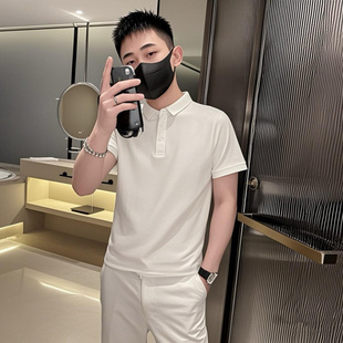 小码s小号男装纯色短袖Polo衫上衣矮小个子S号xs码韩版修身保罗衫