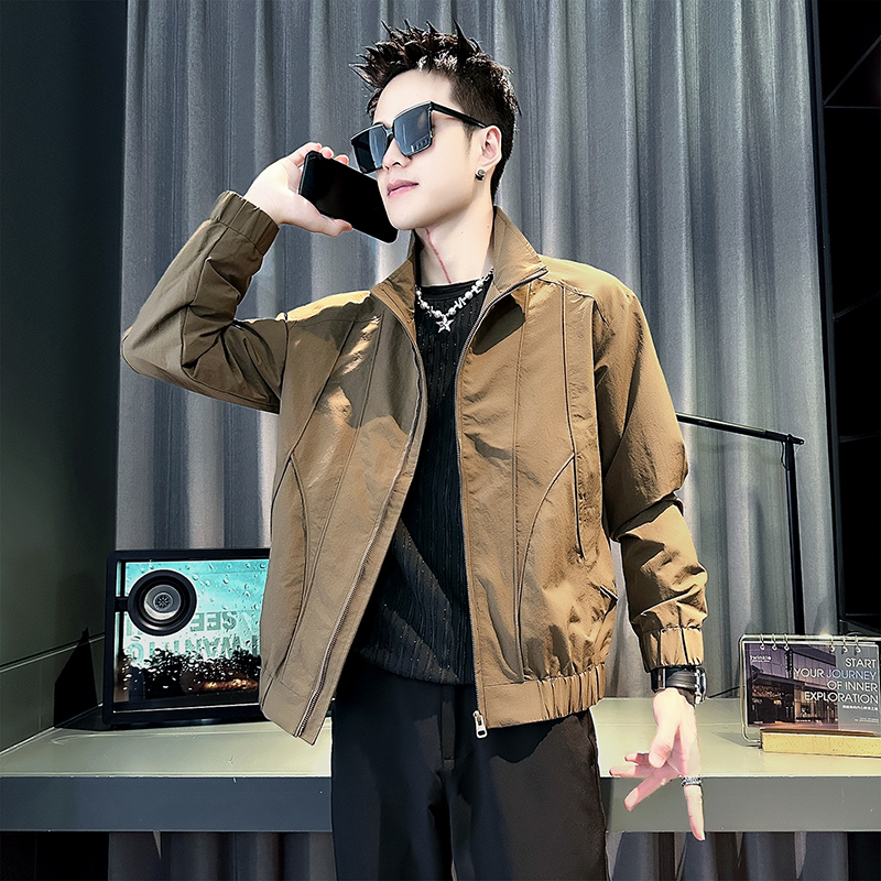 2025春秋装S小码小个子衣服XS码休闲立领夹克S号男女百搭外套155