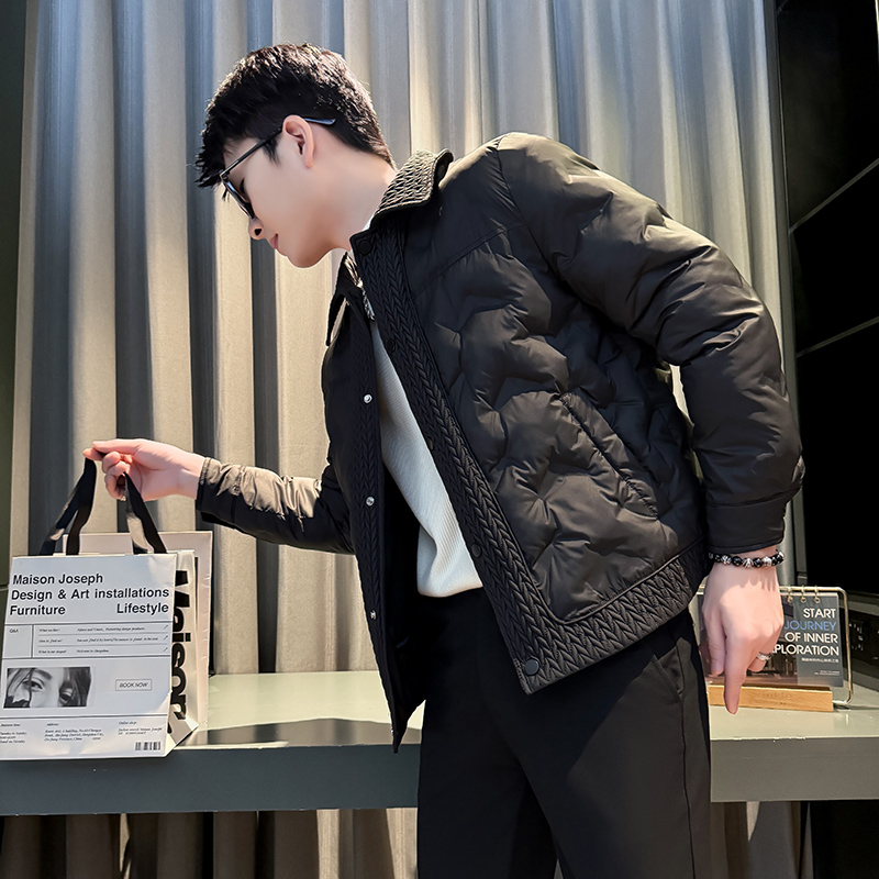 小码男士棉服XS百搭155冬季外套棉袄小个子青年保暖时尚翻领棉衣S