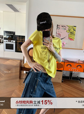 THREE GOOOD殷三吉 工装休闲中裤 多口袋设计感显瘦百搭五分裤女