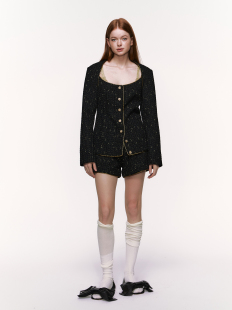 优雅风小香外套 落日熔金时髦气质款 SW231090 GOOOD殷三吉D THREE