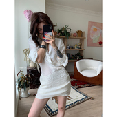 THREE 裙 绑带收腰包臀设计衬衫 GOOOD殷三吉 姐系女友