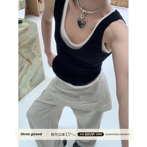 THREEGOOOD/三吉休闲裤