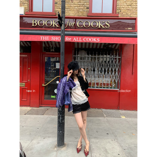 THREEGOOOD毛边灯芯绒短裤