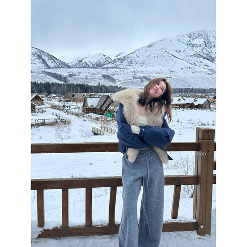 殷三吉白鸭绒工装风羽绒服