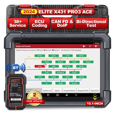 Launch X-431 X431 PRO3 ACE Car diagnostic tool CANFD