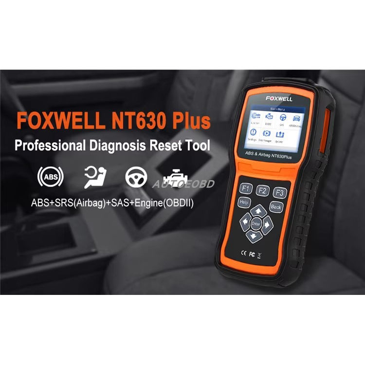 Foxwell NT630 PLUS OBDII 发动机诊断ABS SRS读码 清码 读数据流