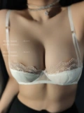 Нижнее белье, бюстгальтер пуш-ап, сексуальный кружевной тонкий летний бюстгалтер