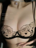 Нижнее белье, комбинезон, кружевные штаны, прозрачный легкий и тонкий сексуальный летний бюстгалтер, французский стиль, телесного цвета, большой размер