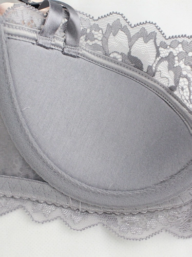 Сексуальное нижнее белье, комплект, тонкий поддерживающий бюстгалтер, 2 предмета, большой размер