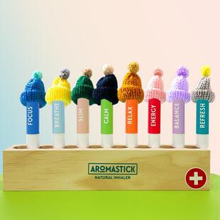 瑞士AromaStick鼻吸精油棒呼吸清新专注能量提升纤体放松精油芳疗
