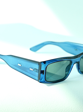 方形复古大框男女防紫外太阳镜