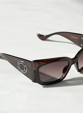 千禧复古防紫外线方形男女墨镜