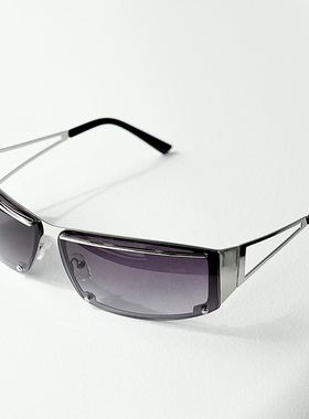 方形防紫外线亚y2k男女太阳镜