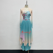 新款 演出服女飘逸剧目服中国风表演艺考服定制 古典舞蹈服流光同款