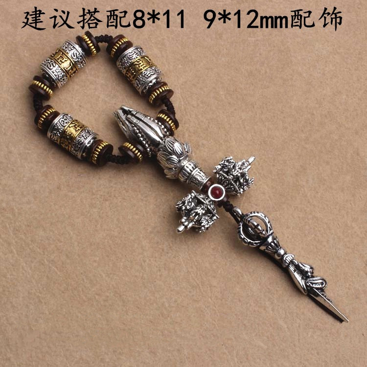 畅盈藏银大圣绿松石四件套