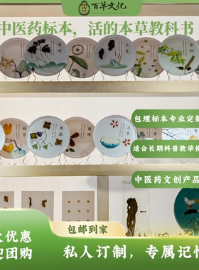 中药半包埋标本全包埋标本摆件