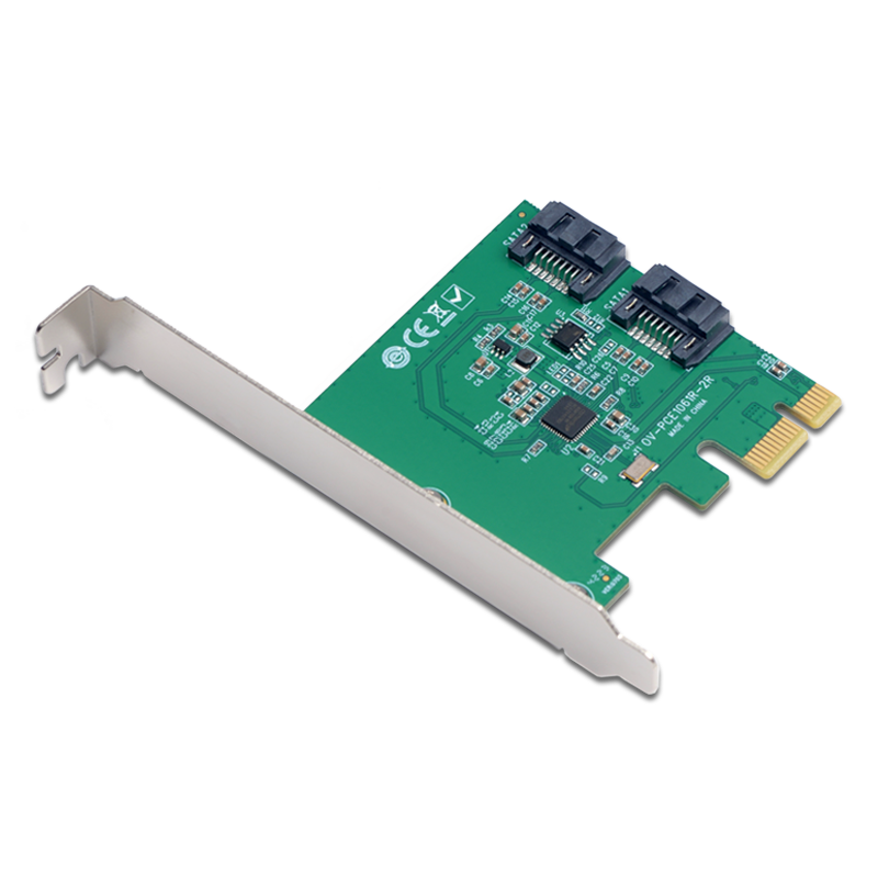 西霸E5-PCE1061R-2R PCI-E磁盘阵列卡raid1工控备份2口sata3扩展