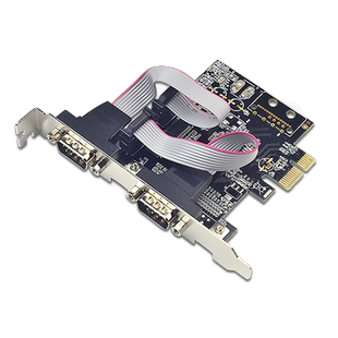 E1-PCE99100-2S PCI-E转串口卡 2口 RS232DB9接口 AX99100A芯片