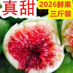 暂停售卖,3斤新鲜无花果威海青皮无花果甜孕妇水果顺丰空运