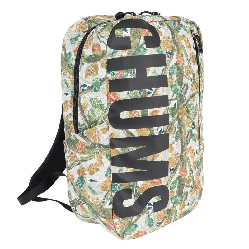 代购CHUMS男女运动双肩包内置电脑隔层前袋拉链口袋侧边收纳袋