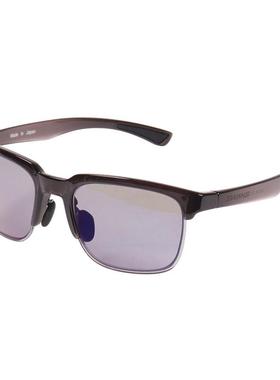 代购SWANS女士太阳镜防紫外线抗冲击偏振高清晰方形偏光烟灰色