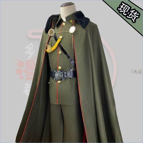 少帅cos服张启山军阀服装张大佛爷cosplay大帅服大披风帅气套装