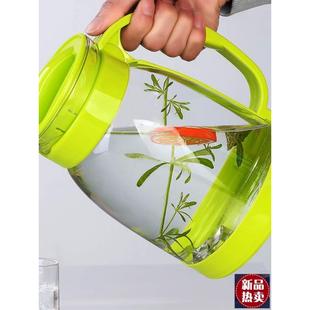 茶花玻璃水杯家用耐热玻璃凉水壶大容量办公室滤茶泡茶杯子开水壶