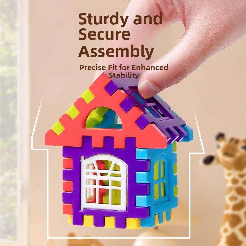 儿童超大的房子积木组装教育玩具的男孩和女孩的生日礼物积木拼图,玩具/童车/益智/积木/模型,普通塑料积木,淘宝优惠券,粉丝福利购,淘宝优惠卷