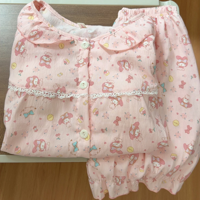 夏季云朵棉睡衣女带胸垫