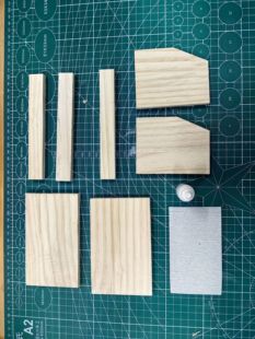 上海教材劳动教育本五年级劳技课收纳盒制作材料包木料实木盒制作