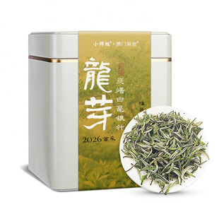 龙芽炭焙银针磻溪福鼎白茶白毫银针茶叶小师姐评茶明前茶春茶