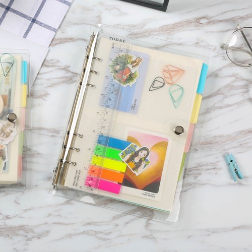 手帐全透明a5学生本可定制logo