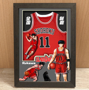 流川枫球衣摆台灌篮高手周边客厅卧室相框摆台装饰挂画纪念品