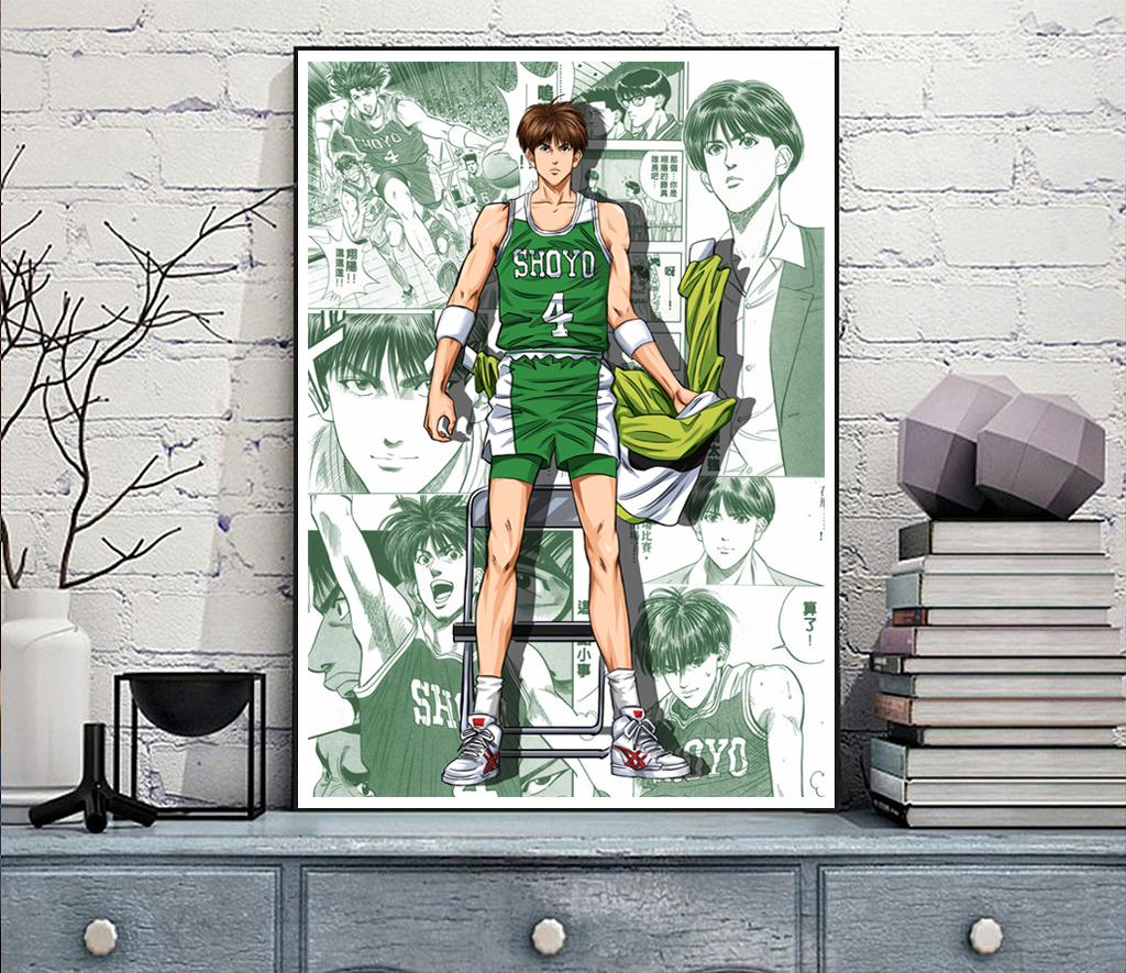 灌篮高手藤真健司球衣卧室客厅玄关挂画背景画摆台礼物