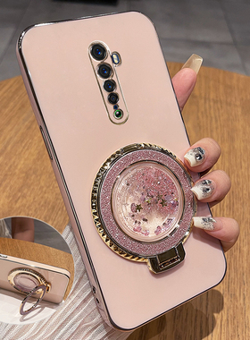 适用opporeno2手机壳reno2z保护oppo硅胶套全包防摔PCKM00软壳0pp0带支架reon女新款opporenoz2流沙80高级ins