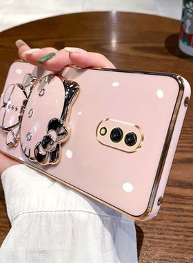 适用oppoK3手机壳oppo保护K3硅胶套PCGM00全包防摔opk软壳oppk女opopk新款opook外壳0PP0高级oopok可爱带镜子