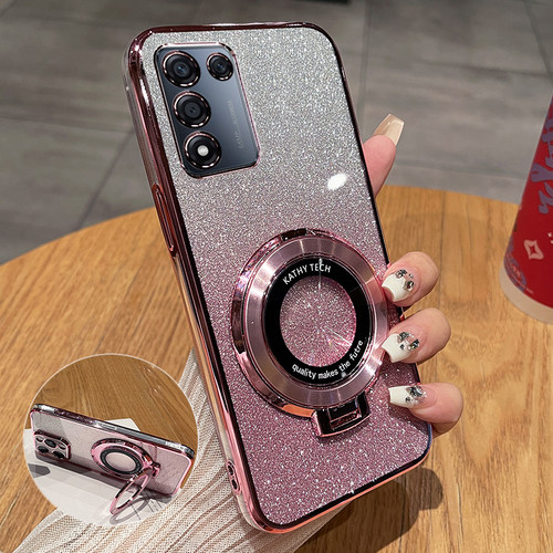 OPPOK10活力版闪粉带支架保护套