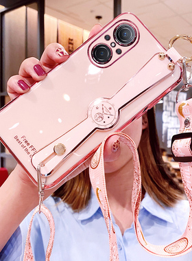 适用华为nova9se手机壳nove9es腕带保护硅胶套JLN一AL00斜挎挂绳全包防摔novo软壳JLNALOO外壳note女网红ALOO